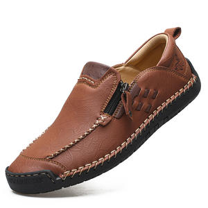 Zapatos Casuales de Moda Estilo Coreano para Hombre, Mocasines de Cuero de Talla Grande, Mocasines Modernos de Primavera - Product Image 5