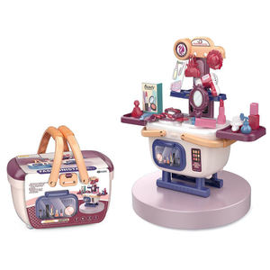 Ensemble de maquillage pour enfants de 30 pièces avec boîte de rangement portable, kit de beauté pour jeu de rôle, cadeau pour filles, certifié EN71 - Product Image 4