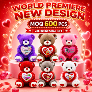 Orsacchiotto Morbido OEM ODM MOQ 600 per San Valentino, Regalo Romantico per Fidanzate, Vendita all'Ingrosso - Product Image 6