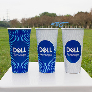 Promotional 8oz 10oz 16oz 20oz 32oz Unbreakable Party CupsCustom Logo Aluminum Cup Coffee Mug Lid Gift Box