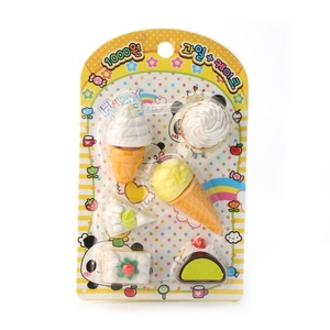 Borradores Divertidos 3D Kawaii de TPR con Forma de Hamburguesa y Sándwich para Niños, Regalos Promocionales y Artículos de Papelería para Fiestas - Product Image 5