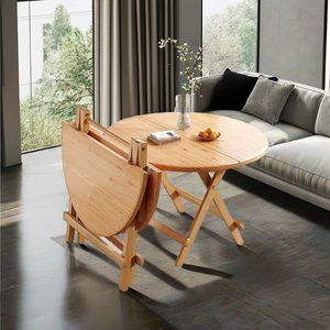 Affare diretto mobili per la casa personalizzabile in legno moderno pieghevole tavolo da pranzo per sala ristorante più opzioni disponibili - Product Image 3