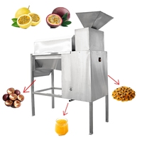Industriële passievruchten schil-, pulp- en sap-extractiemachine uit China, capaciteit 500-2000kg/uur