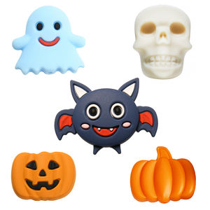 2025 nouveau Halloween Silicone perles crâne tête Silicone perle fantôme perles de dentition en gros pour la fabrication de Bracelet - Product Image 4