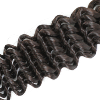 Extensions de cheveux à tresser au crochet en fibre haute température, 22 pouces, 100g/paquet, Ondes profondes, Double trame, pour tresses bohèmes