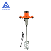 Malaxeur à béton électrique portable de 1600 W, malaxeur à ciment, à plâtre, à mortier, à peinture, malaxeur à pagaie, perceuse professionnelle