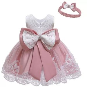 Adorabile Vestito <span class=keywords><strong>da</strong></span> Bambina in Pizzo <span class=keywords><strong>per</strong></span> Feste, Abito <span class=keywords><strong>da</strong></span> Damigella <span class=keywords><strong>per</strong></span> Bambina di 1 Anno, Vestitino <span class=keywords><strong>da</strong></span> Battesimo con Fascia <span class=keywords><strong>per</strong></span> Capelli - Product Image 3