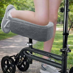 Springseaon Almohadilla de Rodilla de Franela Gruesa y Afelpada para Patinete, para Recuperación de Lesiones, Alivio de Presión, Soporte Suave, Suministros Generales - Product Image 1