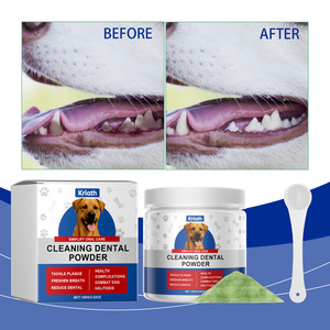 אבקת ניקוי שיניים לכלבים 100 גרם תמצית צמחים לנשימה רעננה, להפחתת אבנית, תמיכה בבריאות הפה, אספקה ישירה מהמפעל, ייצור לפי הזמנה (OEM) - Product Image 6