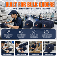 Casquette de baseball personnalisée avec logo, 6 panneaux structurés, visière incurvée, broderie, bleu marine, vente en gros, fournisseur d'usine OEM ODM