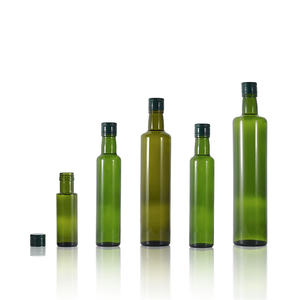 Botella de Vidrio Verde Oscuro Marasca Vacía para Aceite de Oliva Virgen Extra Orgánico Español con Tapa de Aluminio para Alimentos 500ml - Product Image 5