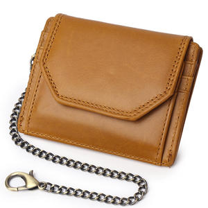 กระเป๋าสตางค์ AndoBag RFID Block แบบสั้นสำหรับผู้ชาย วินเทจ ใส่บัตรได้ หนังวัวแท้ พร้อมช่องใส่เหรียญและสายคล้องคอ รุ่น 880 - Product Image 6