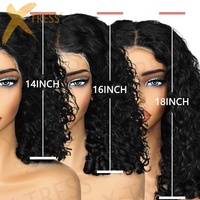 Perruques lacet frontal frisé et rebondissant Pixie birman brut Deep Wave HD Frontal Cheveux humains courts Perruques Bob pour femmes Perruques de cheveux humains