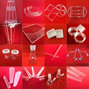 Kit de cristalería de química orgánica, cristal de cuarzo, para laboratorio de química orgánica