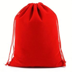 Sac à poussière en velours imprimé sur mesure pour chaussures, sac en velours à double cordon de serrage pour l'emballage - Product Image 3