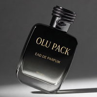 Flacons de parfum en verre de luxe 30 ml en promotion, noirs et roses, flacons vides personnalisés avec emballage et sérigraphie, vaporisateur à sertir