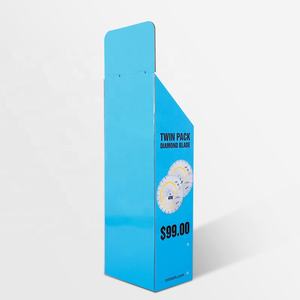 Soporte de exhibición de productos de cartón corrugado de 2 capas con diseño personalizado Estante de exhibición de cartón de papel de pie - Product Image 4