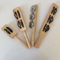Jingle Stick Wood Strip Orff Percussion Instruments
