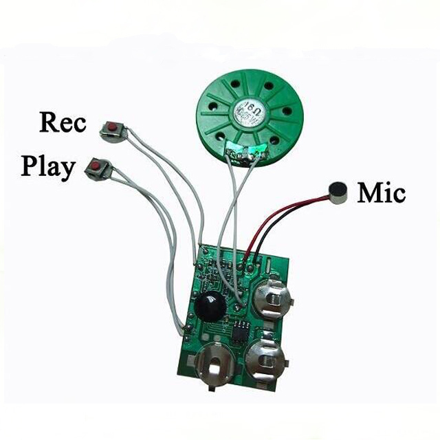 High Quality DIY Music Chip Recorder Personalized Recordable Sound Recording Module For Postcard