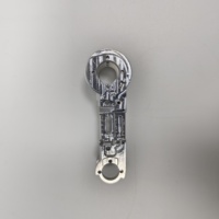 Componentes de Articulación de Robot de Aleación de Aluminio Personalizados, Piezas de Robot Humanoide de Alta Precisión Mecanizadas por CNC de 5 Ejes