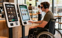 Teclado de Quiosco de Pago Programable, de Acero Inoxidable, Compatible con ADA, con Braille y Audio, IP65 Impermeable, para Uso en Interiores, con SDK