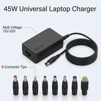 Cargador Universal para Portátil THEONE de 45W 65W 90W 120W, Adaptador de Corriente para Portátil con 8 Puntas para Dell HP Lenovo Acer ASUS