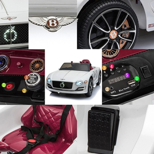 Được cấp phép <span class=keywords><strong>Bentley</strong></span> exp12 trẻ em đi xe trên xe 6V Mô hình xe trẻ em lái xe kinh nghiệm đi xe trên xe với điều khiển từ xa ánh sáng âm nhạc - Product Image 2