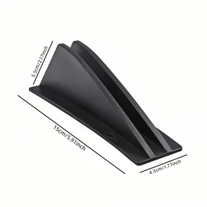 Alerón Trasero para Parachoques de Coche, 4 Piezas, Material ABS Resistente a Impactos, Apto para Instalación Curva - Product Image 2