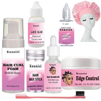 OEM/ODM marque distributeur colle à dentelle Kits d'installation de perruque adhésive à tenue forte imperméable à l'eau marque distributeur colle à dentelle