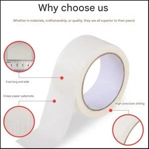 Giá bán buôn ô tô phun sơn bảo vệ Masking giấy băng dính xe sơn cho họa sĩ Sơn băng keo một mặt - Product Image 3