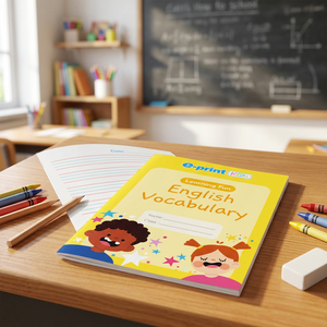 Libro de Palabras Cotidianas en Inglés para Niños de 3 a 6 Años, Impresión Electrónica, 4 Líneas, Tamaño A5 - Product Image 2