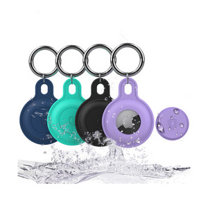 Funda protectora de silicona resistente al agua con localizador GPS y rastreador completo, funda de llavero antipérdida con logotipo personalizado para fundas de teléfono móvil <span class=keywords><strong>Airtag</strong></span> - Product Image 2