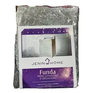 Housse de machine à laver en vinyle gris Jenin Home 110x70x60 cm, imperméable et durable, pour machines de 15 à 19 kg - Product Image 3