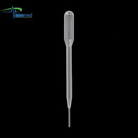 500 pièces/sac, micropipettes de laboratoire jetables, pipettes Pasteur de transfert de 5 ml/7 ml, en matériau LDPE