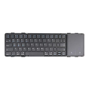 Với Touchpad Mini Gấp Bàn Phím Màu Xanh Răng Có Thể Gập Lại Bàn Phím Không Dây Cho Microsoft Bề Mặt Đi 2 Pro 3 4 5 6 7 X Máy Tính Bảng Trường Hợp - Product Image 1