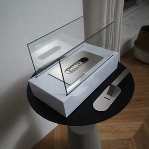 Cheminée au bioéthanol Cheminée murale blanche Cheminées intérieures modernes à l'éthanol - Product Image 6