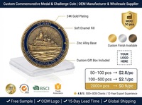 Médaille commémorative en émail doré 3D, design personnalisé, pièce de défi, pour veteran de la marine malaisienne royale, frégate KD Jebat