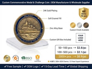 Medaglia commemorativa personalizzata 3D in smalto dorato per veterani della flotta navale reale malese, incaricata della difesa di KD Jebat, regalo per veterani di guerra. - Product Image 3