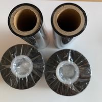 Cinta de tinta de núcleo de plástico de 40mm * 500m para cinta de impresión de cera para tafetán de poliéster