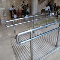 Balustrade en acier inoxydable rampe d'escalier en acier inoxydable