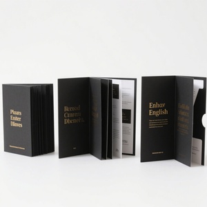 Custom Advertising Pamphlet <b>Leaflet</b> Diecut Brochure Flyers Restaurant Menu Printing - Product Image 1