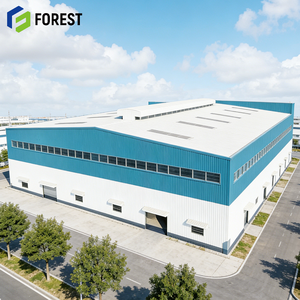 Nave Metálica Prefabricada de Calidad Superior, Edificio de Oficinas Versátil de Varios Pisos, Soporte para Rieles de Grúa de Gran Alcance - Product Image 1