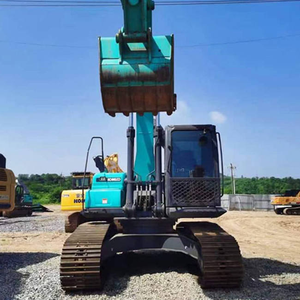 Excavatrice d'occasion à bras long en bon état Kobelco SK200D, pelle sur chenilles d'occasion, matériel de construction - Product Image 4