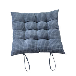 وسادة مقعد زخرفية قابلة للتخصيص، مصنوعة من ألياف البوليستر 100%، طقم من وسادتين مربعتين مبطنتين للمقاعد - Product Image 3