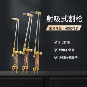 G01-30 Cutting Torch Copper Plated Double Switch For Oxy Acetylene Liquefied Gas Cutting - Product Image 2