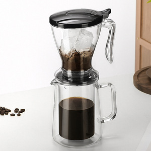 Filtre <span class=keywords><strong>à</strong></span> café portable en <span class=keywords><strong>verre</strong></span> borosilicate, filtre automatique, <span class=keywords><strong>cafetière</strong></span> <span class=keywords><strong>à</strong></span> froid pour la maison et le bureau - Product Image 4