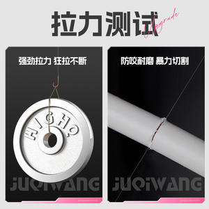 จูฉี หวัง อัพเกรด สายลีดเดอร์สำเร็จรูป รุ่นอิซู ดับเบิ้ลฮุค เบอร์ 3 ผลิตจากเหล็กกล้าคาร์บอนสูง สำหรับตกปลาคาร์พในทะเลสาบและอ่างเก็บน้ำ - Product Image 5