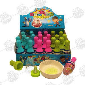 Venta al por mayor Halal divertido Mini sabor afrutado bola de <span class=keywords><strong>bolos</strong></span> en forma de pezón piruleta caramelo duro polvo agrio niños cajas a granel embalaje - Product Image 1