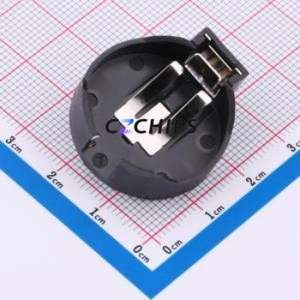 BS-2401-DJ-0B Button & Strip Battery Connector Through hole Component (THT) Connector Battery Holder <b>CR2450</b> Phosphor Bronze Tin - Product Image 1