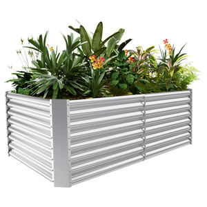 Grande jardinière en métal <span class=keywords><strong>Lit</strong></span> de jardin <span class=keywords><strong>surélevé</strong></span> en acier galvanisé <span class=keywords><strong>pour</strong></span> légumes - Product Image 1